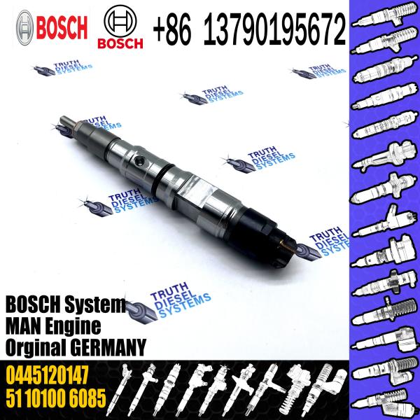 common rail injector 0445120147 0445120198 51101006085 51101006065 for MAN TGL TGM TGA Temsa diesel fuel injector