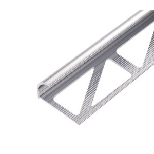 Round Aluminium Tile Trim High Corrosion Resistance Outdoor Stairs Silicone Glue