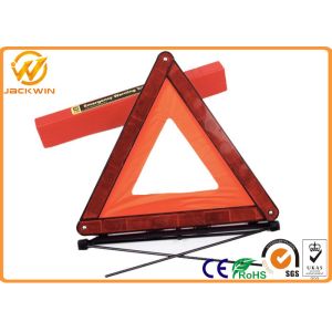Quality Car Emergency Reflective Warning Triangle with 17”x17”x17” Size 530 gram Weight for sale