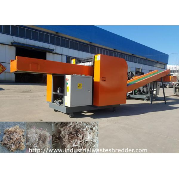 Buy EFB / Palm Fiber Cutting Machine Kenaf Flax Cutter Rotary Blade With Dust Control at wholesale prices