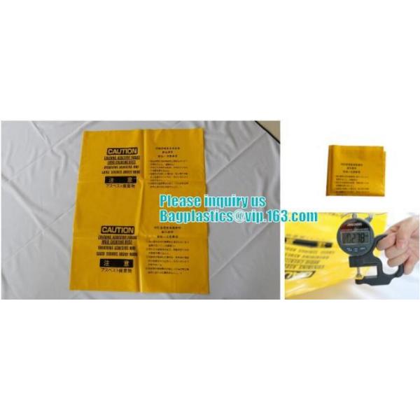 BUILDING FILMS, Asbestos bag, PE asbestos bag, building waste bag asbestos bag, building waste bag asbesto, rubble sacks