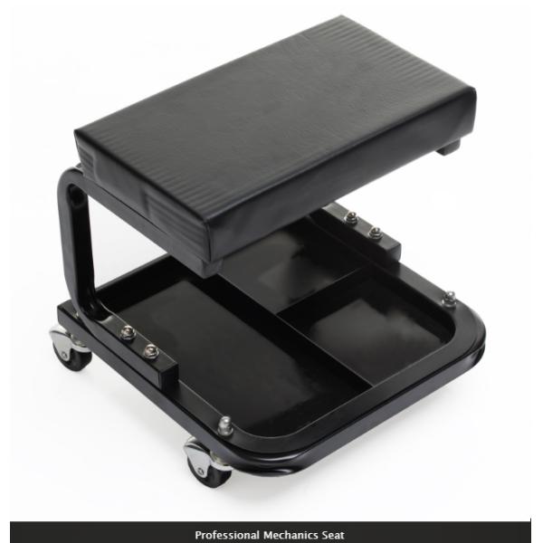 Padded Heavy Duty Adjustable Mechanic's Roller Seat