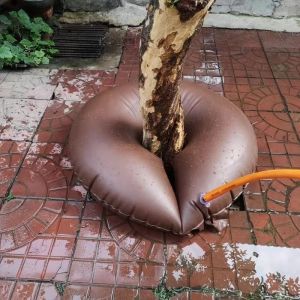 Tree Drip Irrigation System 15 Gallon PVC Planting Water Bag for Tree and Shrubs