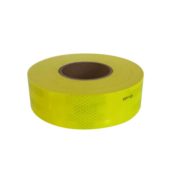 Conspicuity Yellow Safety DOT Reflective Tape Marking Weather Resistant