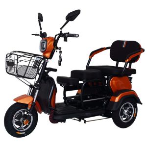 1200W Adults 3 Wheel Electric Scooter With Passenger Seat