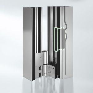 Vertical sliding Hollow N6 Aluminum Bifold Windows