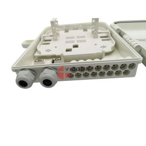ABS PLC Fiber Optic Splitter Box 7 - 10 Mm Cable Diameter For FTTH GON Network