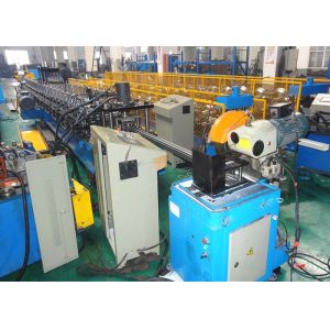 Roller Shutter Door Guide Track Roll Forming Machine With Low Cutting Burr