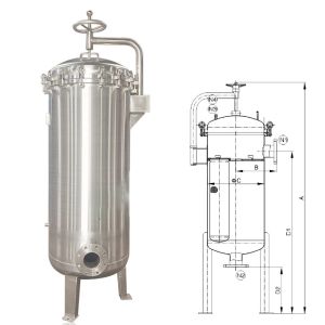 3000L/Hour Capacity Baghouse Filter Cages with 1.5x2mm Wire Size