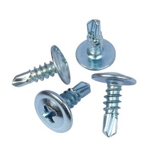 DIN Standard Stainless Steel Hardened Large Flat Self Tapping Screw for Customer