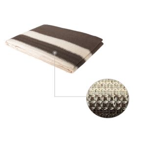 Water Resistant Balcony Safety Fence , Blue / White Balcony Security Mesh