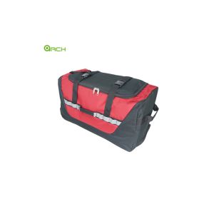 Polyester Adventure Travel Wheeled Duffle Rolling Luggage Bag