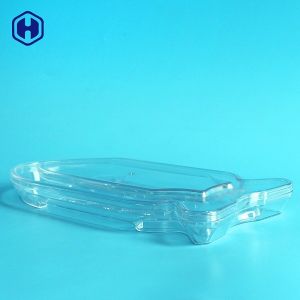 China 6oz Fish Shape PET Packaging Box Home Kitchen Eco Friendly on sale