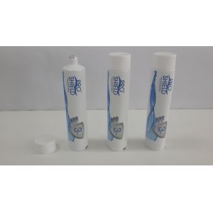 Matt Surface Flexible Toothpaste Tube Packaging Laminated Tube Container Screw