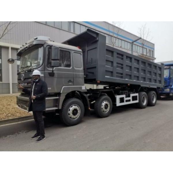 Buy SHACMAN F3000 Tipper Truck 8x4 375 EuroV Gray at wholesale prices