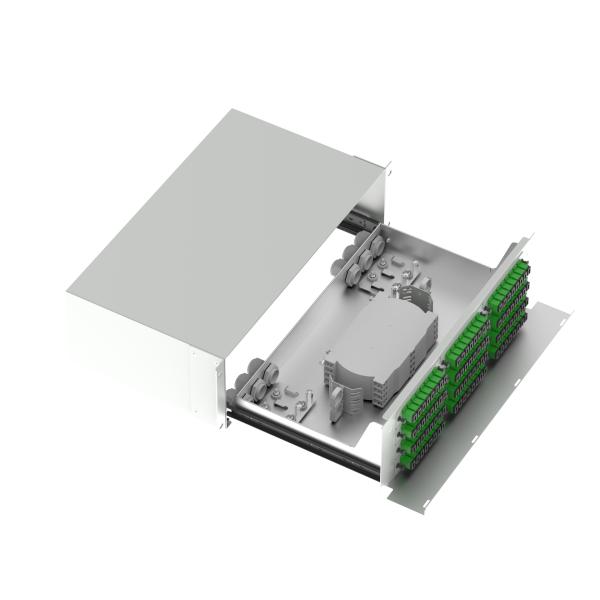 Data Center FTTX SC Type 96 Ports Optic Fiber Distribution Patchpanel Fiber Optic Equipment