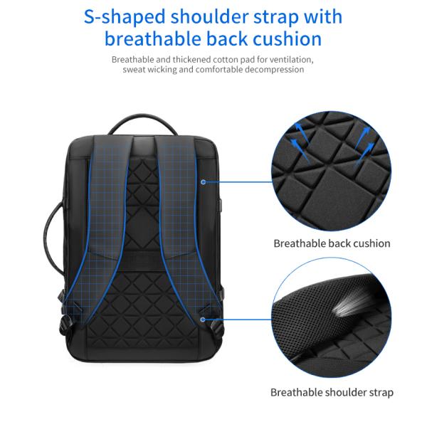 Factory wholesale OEM customized new travel backpack men's waterproof business Laptop Backpack for men