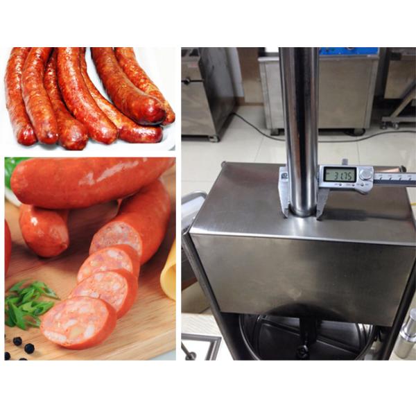 Commercial Stainless Steel Sausage Stuffer Rapid Filler Machine / Electric Vacuum Filler