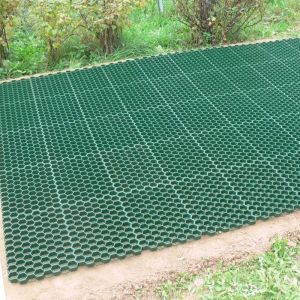 Heavy-Duty HDPE Grass Paver Grid for Permeable Ground Reinforcement, Driveways,