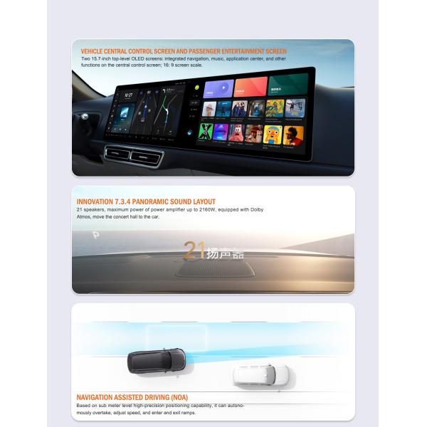 Lixiang Pure Electric Vehicle 330kW Maximum Power and 2570kg Curb Weight for Mobility