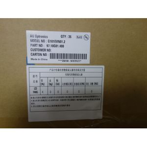 High Brightness AUO LCD Panel 10.1 Inch Diagonal A-Si TFT-LCD G101EVN01.2