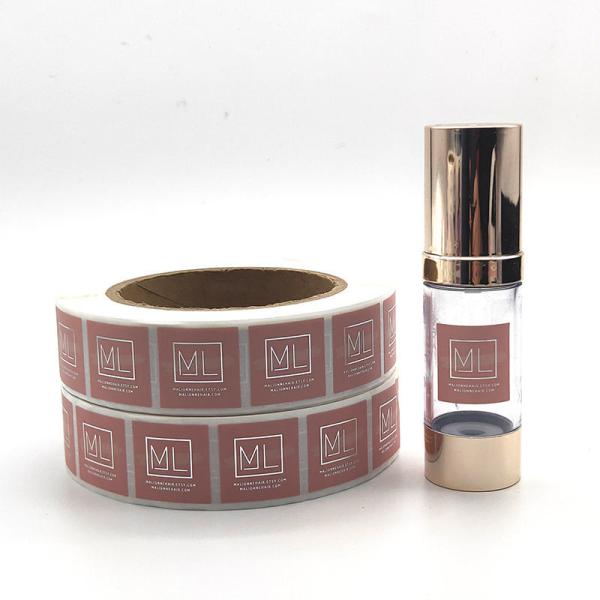 Buy Glossy Custom Print Waterproof Cosmetic Roll Label Sticker For Plastic Bottle at wholesale prices