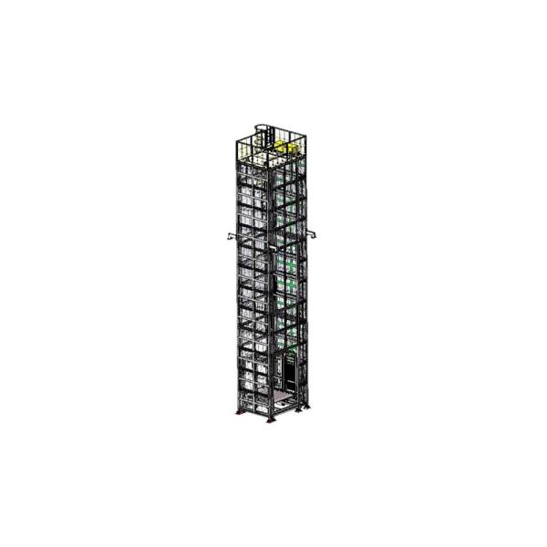 Aluminum Intelligent Control System Pallet Reciprocating Elevator Is Used In Production Lines