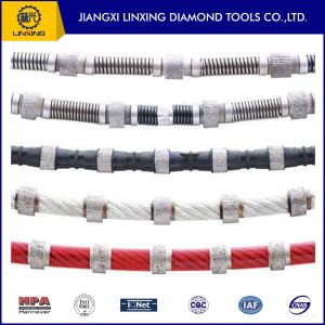 Plastic Connection Diamond Multi-Wire Saw for Granite Block Cutting Diameter D7