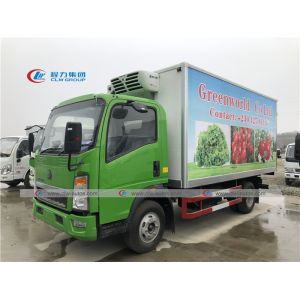 SINOTRUK HOWO Refrigerated Van Truck