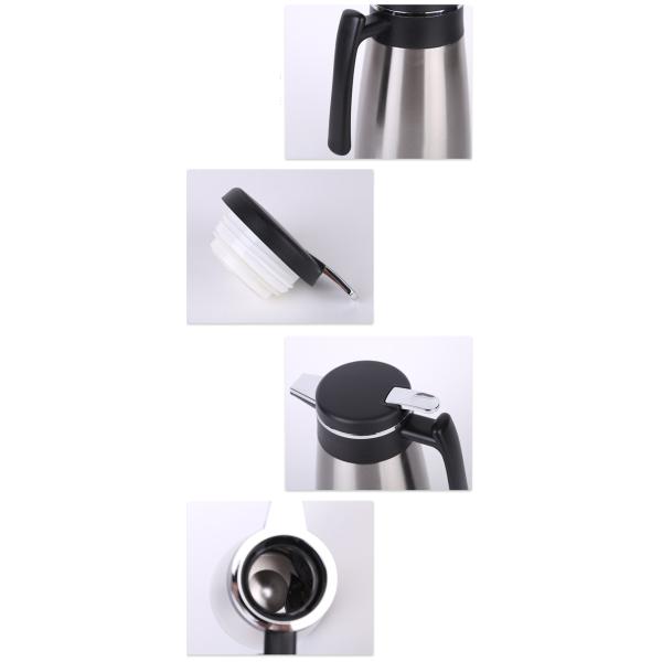 1.5L vacuum thermos double well stainless steelle insulated water bottle coffee tea pot