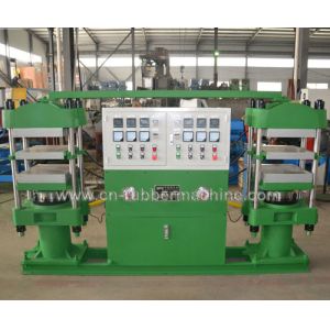 Quality 4 Column Type Automatic Hydraulic Duplex Rubber Vulcanizing Press Machine with Ce ISO 9001 for sale