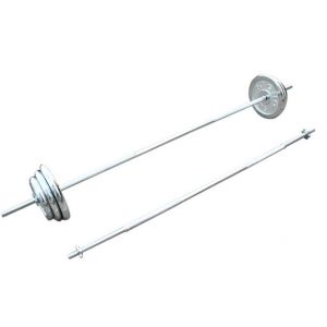 40kg-100kg adjustable chrome barbell set for weightlifting sales