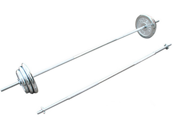 Buy 40kg-100kg  adjustable  chrome barbell  set for weightlifting sales at wholesale prices
