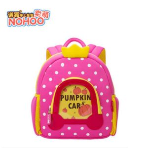 Quality Lovely Pumpkin Angel Design Neoprene Toddler Backpack With Dots for sale