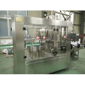 Stainless Steel Liquid Bottling Machine Gravity Filling System 3000Bottles /