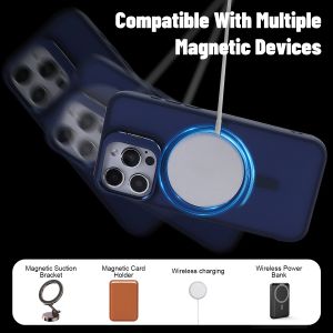 Military Grade Magnetic Phone Case With Metal Camera Stand