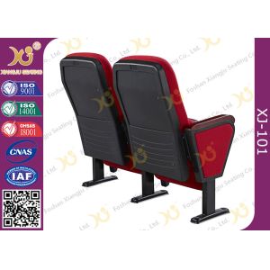 560mm Center Distance Fabric Cushion Auditorium Chairs Meeting Room