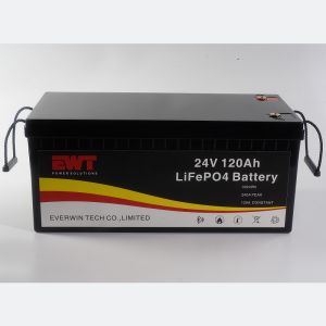 Portable 24V 120Ah Rechargeable Battery With T8 Terminal Customized