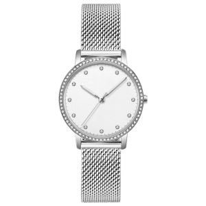 Ladies 3ATM waterproof IP Plating Alloy Quartz Watch BSCI