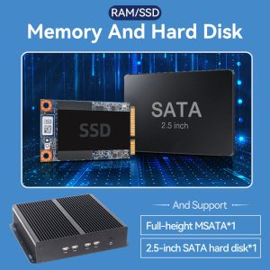 Fanless Industrial Mini Computer With Intel Core i5-3317U DDR3L 8GB RAM And 4COM