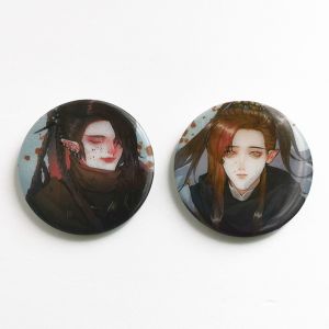 Souvenir 3D Lenticular Printing Service Tinplate Button Badge BSCI