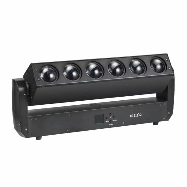 DMX512 Control Mode LED Six-eyes Rgb Laser Light 6 Lens Red Dot Pixel Beam Laser