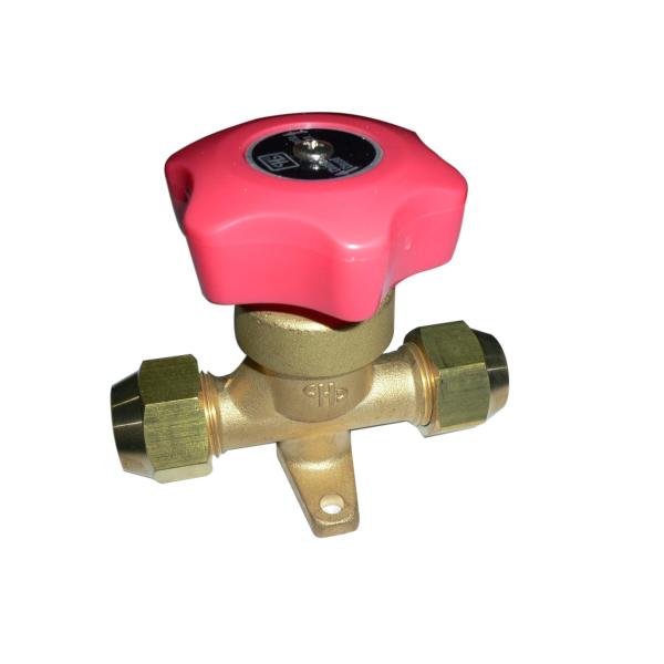 Buy 1/4 SAE KM Diaphragm Hand Valve Refrigeration Service Valves at wholesale prices