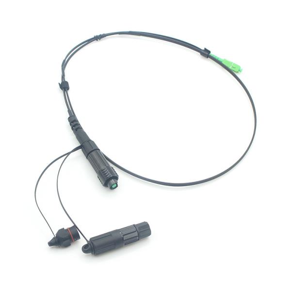 Buy FTTH Drop Cable With 2 in 1 Fast Connector at wholesale prices