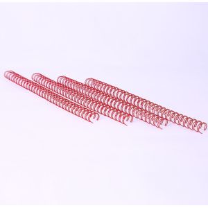 23 Spirals Double Loop Binding Wire Metal Material Electroplated