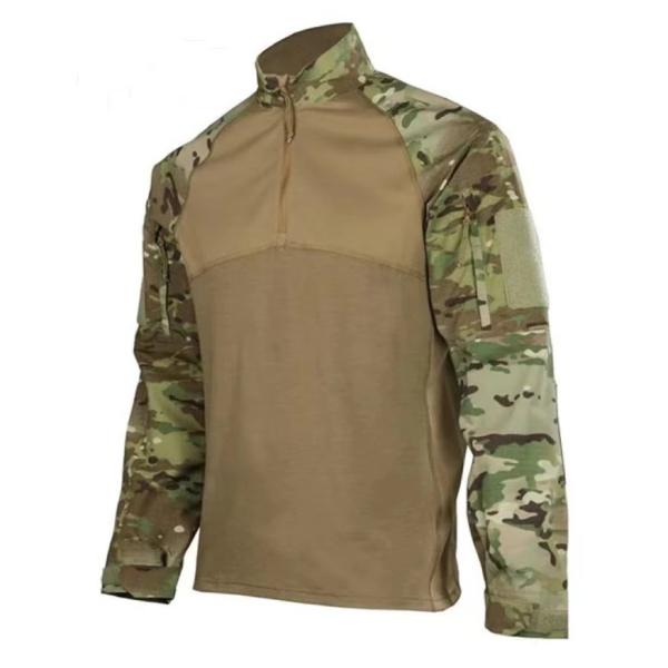 Buy Nylon Camouflage Frog Military Garments OEM Tactical Combat Shirts at wholesale prices