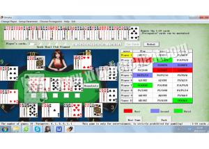 Quality PC Flush Card Cheating Software For Analyzing Poker Results System for sale