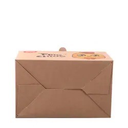 Kraft Takeout Lunch Fried Chicken Boxes Packaging Recyclable In Bulk