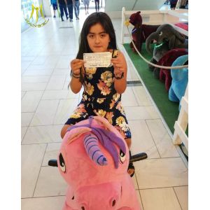 Hansel entertainment play equipment kids plush coin operated dragon ride