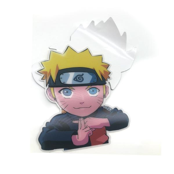Waterproof Custom Stickers Changing Flips Motion Sticker Lenticular 3D Anime Sticker for Car Laptop Luggage Decoration